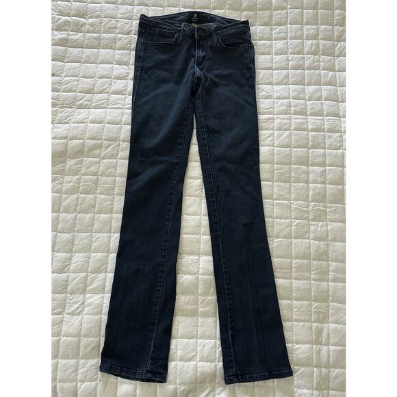 JUST BLACK Jeans Womens Skinny Low Rise Stretch Dark Wash Ankle | 27 - Picture 1 of 12